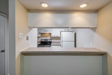 Kitchen with under cabinet range hood, stainless s