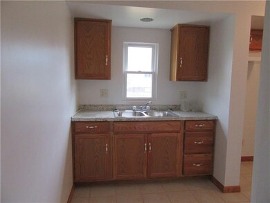 Kitchen with new cabinets and fixtures