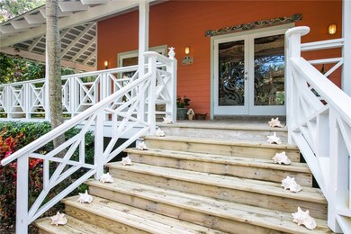 Staircase to front door