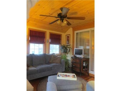 Family Room. Newer family room with wood ceilings,