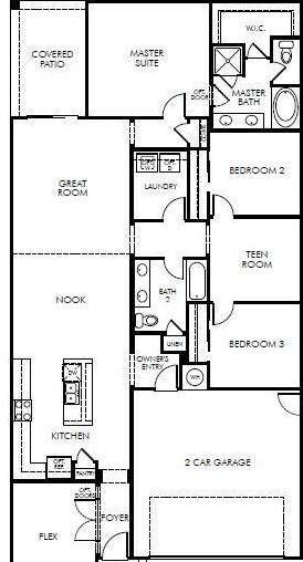 1840 FLoor Plan