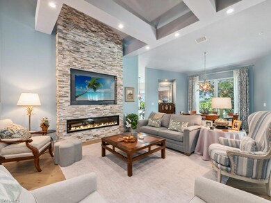 Custom Wall Detail with Electric Fireplace
