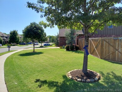 Side view of your oversize corner lot with beautif