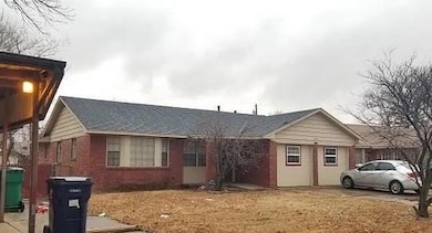 View of single story home