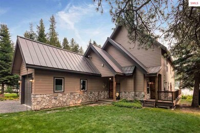 Efficient design with a wrap-around deck, stone wi