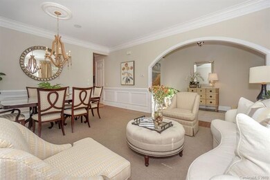 Front of home offers formal entertaining, private 