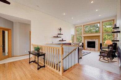 Open & spacious main level living featuring 12' high, race track ceilings!