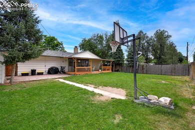 Backyard With Patio And Covered Deck