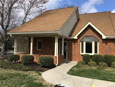 Attractive brick fronts greet you and your guests.