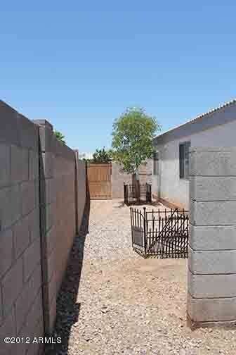back yard west