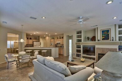 Media Wall with Fireplace