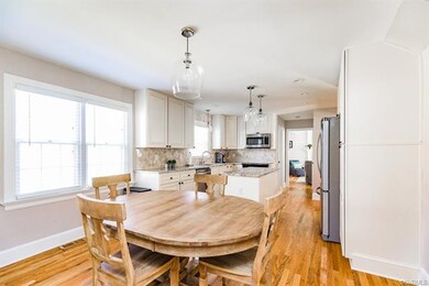 View from the Living Room Looking Through the Eat In Kitchen
