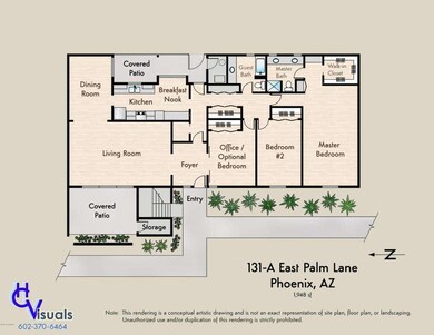 131 A Palm Lane Floor Plan