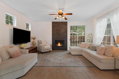 Living room with tile patterned flooring, healthy