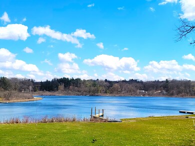 Lake view from driveway