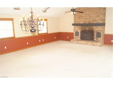 HUGE great room with fireplace!  Imagine the great