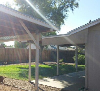 Backyard view to the West
