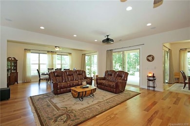 Tall Ceilings, Open Floor Plan and beautiful hardw