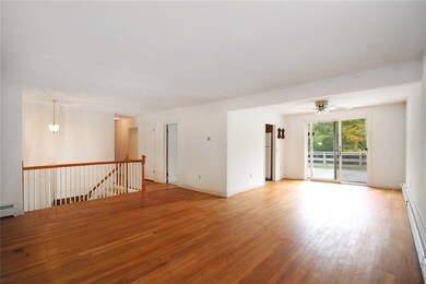 Open concept between living and dining rooms.