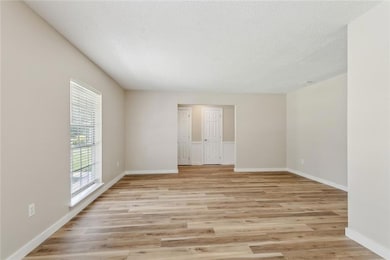 Living and dining room.