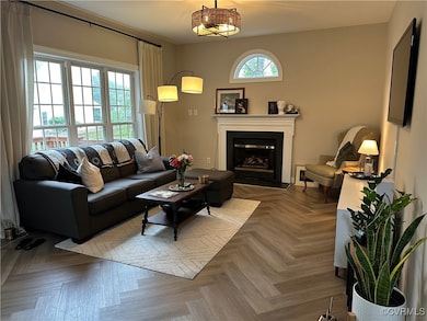 Family Room with gas Fireplace