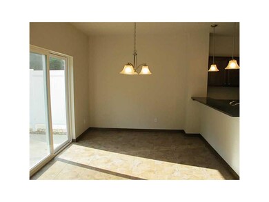 Dining Area. tile flooring