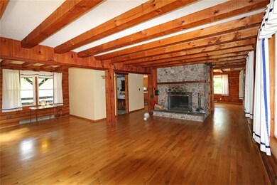 Large living/family room - beautiful hard wood flo