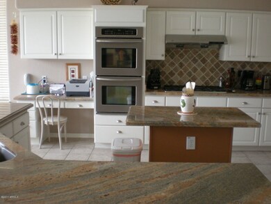 Kitchen has plenty of storage