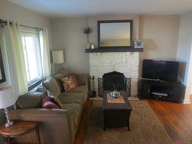 Living Room. Wonderful log burning fire place.