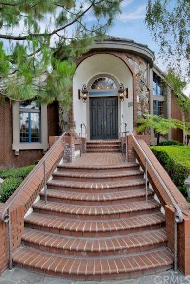 Beautiful Friendly Hills Estates home entrance. 