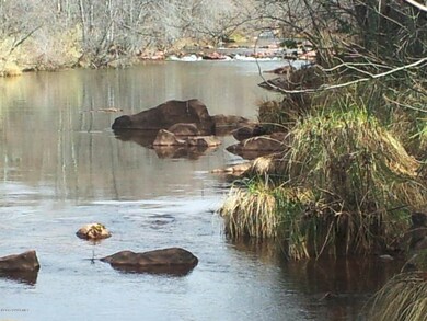 Winter creek view