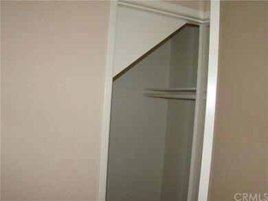 Closet under stairs