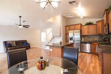 Kitchen to family room