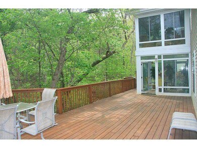 HUGE Deck overlooking Wet Weather Creek