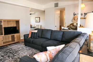Living room has a vibe about it!