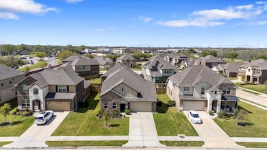 Amazing aerial view of this two-story gem in the h