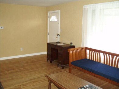 Living Room. Hardwood floors in bright, large livi