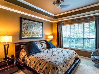 LARGE MASTER BEDROOM: NATURAL LIGHT, TRAY CEILING,