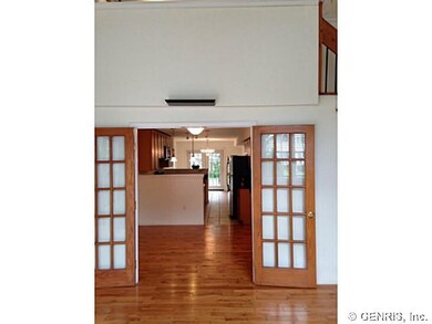 Living Room. French doors open to rear portion of 