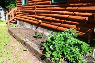 garden bed on side of house