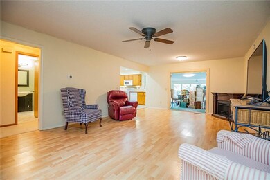 Living room view from front door area.