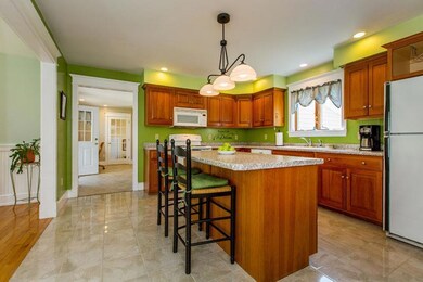 Kitchen with tile floor