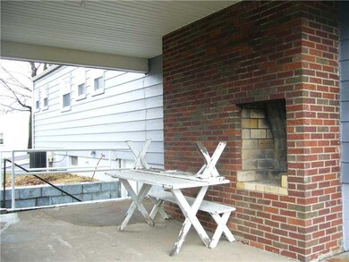 Patio/Deck. Patio between garage and house with a 