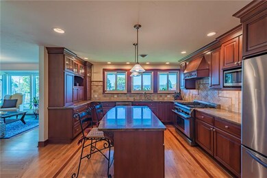 Beautiful kitchen right off the living room