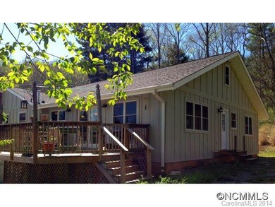 Back door and side deck