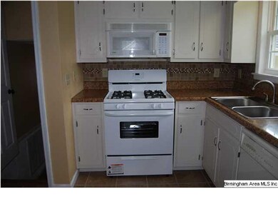 Kitchen with new gas stove