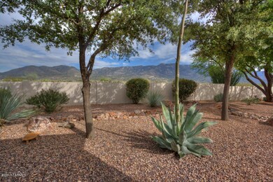 area behind villa
