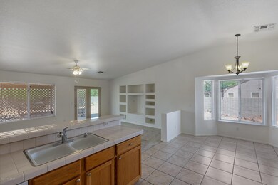 Kitchen View to Family Room
