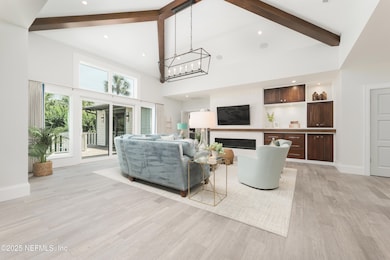 Living Area and Vaulted Ceiling