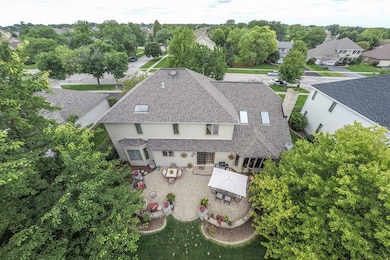 Closer Ariel View of this professionally landscape